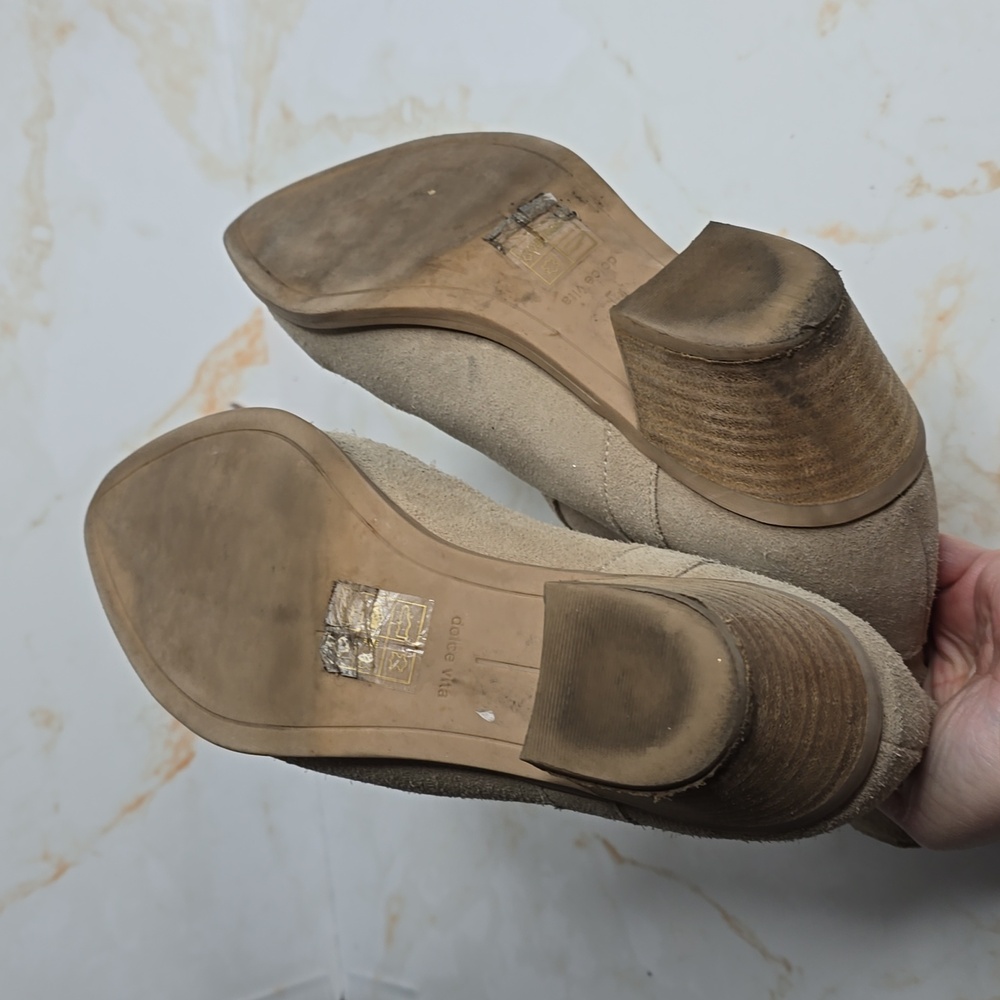 Dolce vita leather cowboy booties - Picture 5 of 7